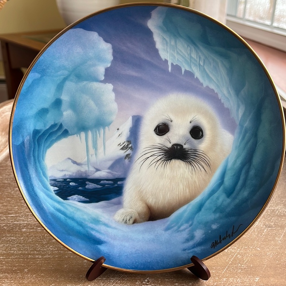 The Franklin Mint "Playing Hide and Seek" by Wepplo